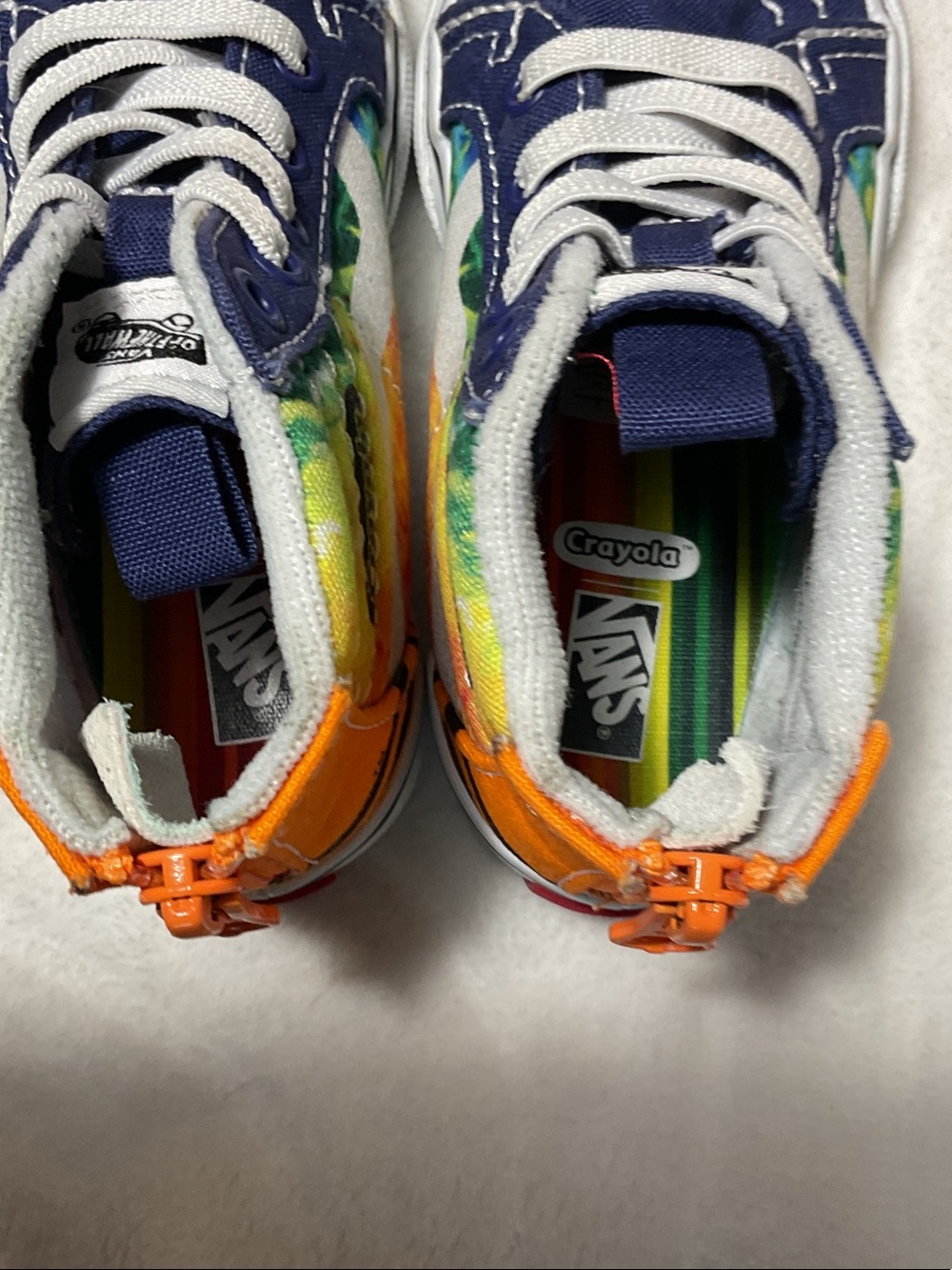 Vans and crayola collaboration toddler shoes - Picture 7 of 7